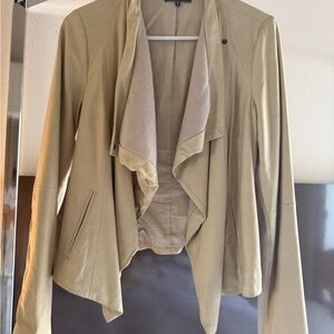Vince Tan Draped Blazer